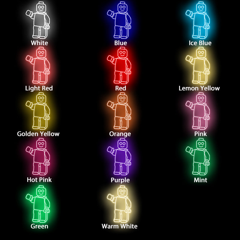 Multi color Lego Neon Sign