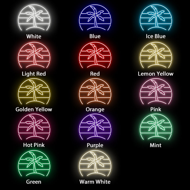 Palm Tree Neonový Nápis Pro Domácí Dekorace