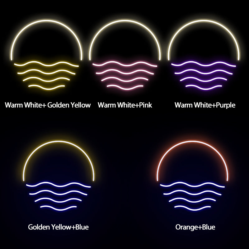 Sunset Neon Sign For Wall Decor