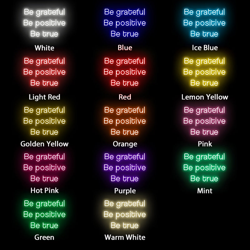 Colorful Thanksgiving neon Sign