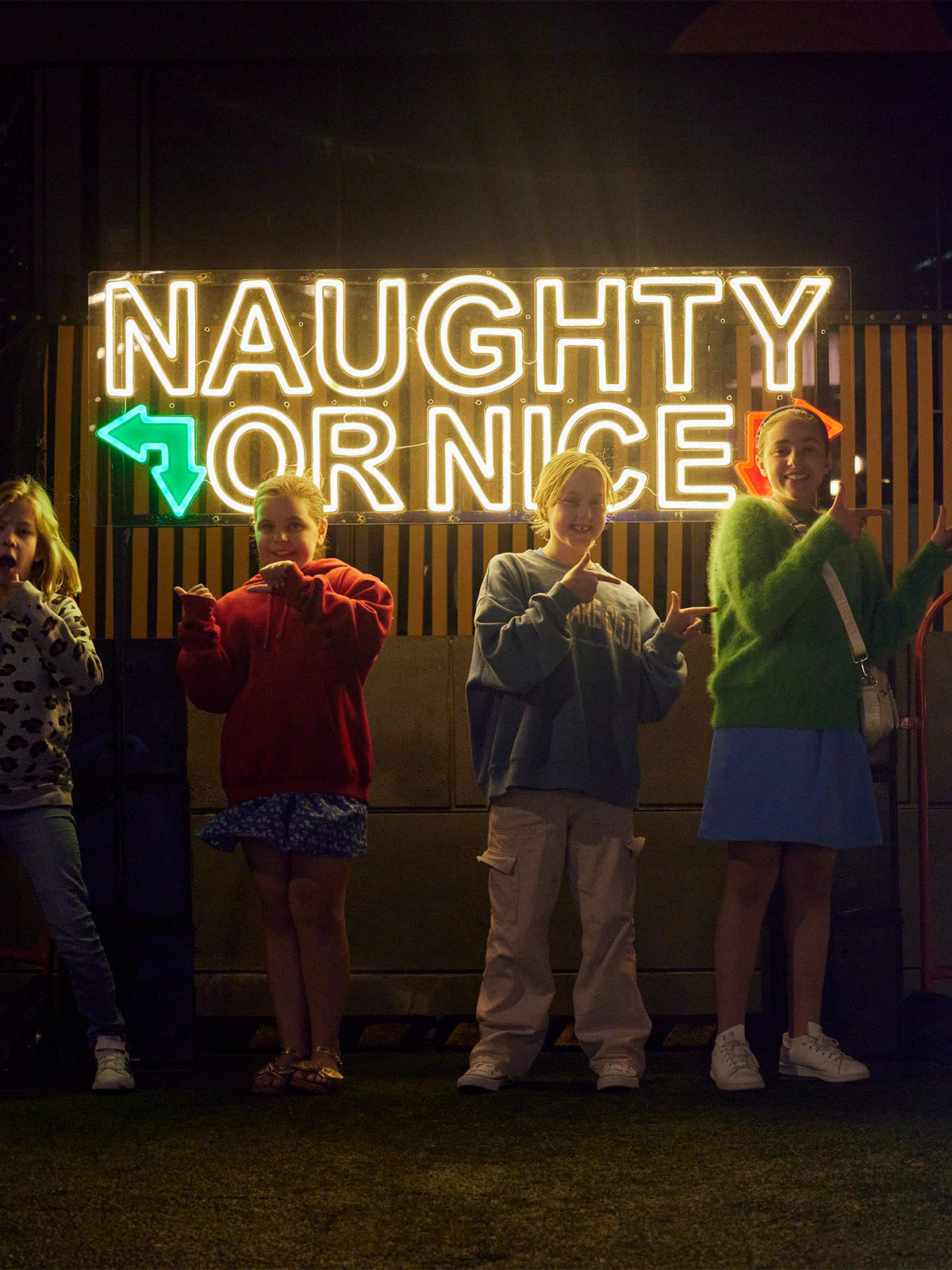 Naughty Or Nice Neon Sign For Christmas Decor