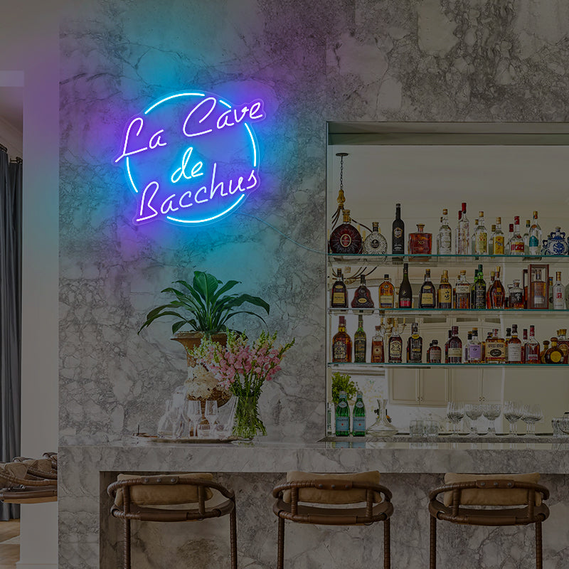 La Cave De Bacchus Neon Sign