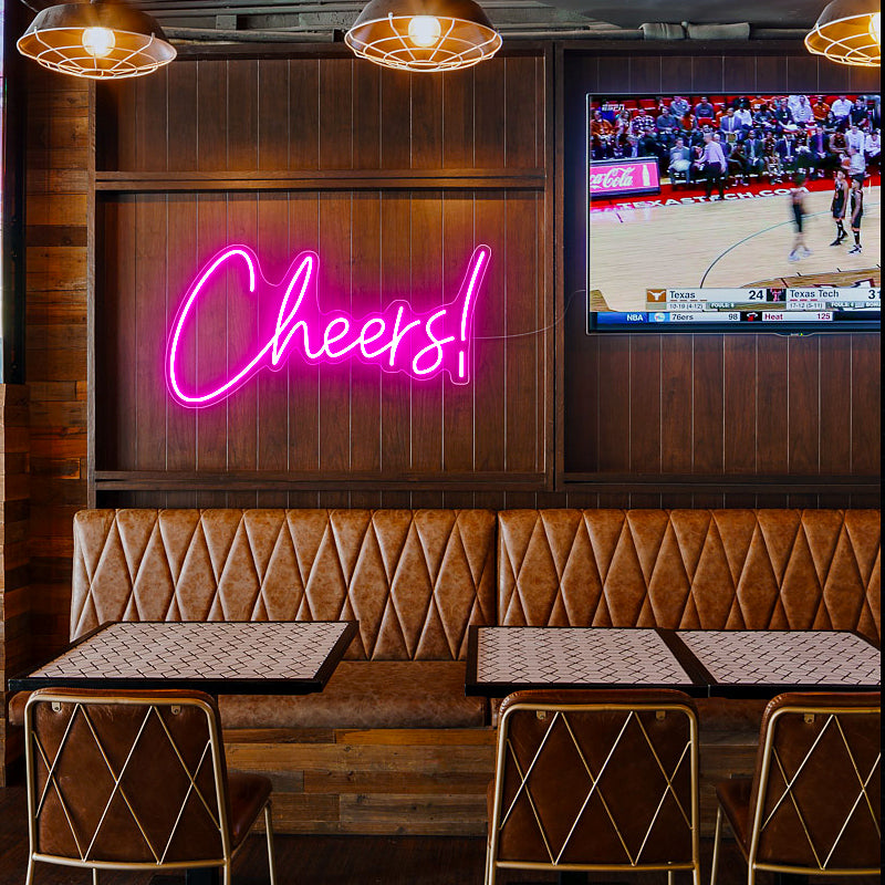 Cheers Neon Sign For Home Bar