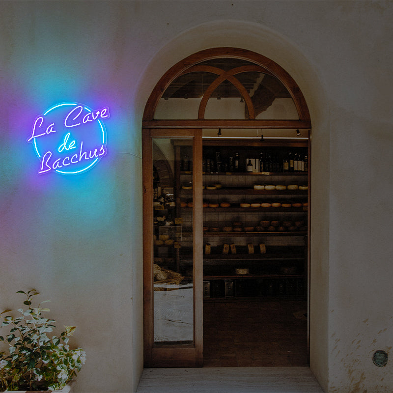 La Cave De Bacchus Neon Sign