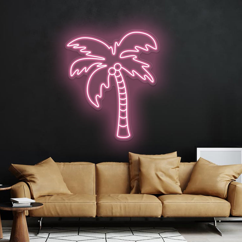 Palm Tree Neon Sign For Living Room