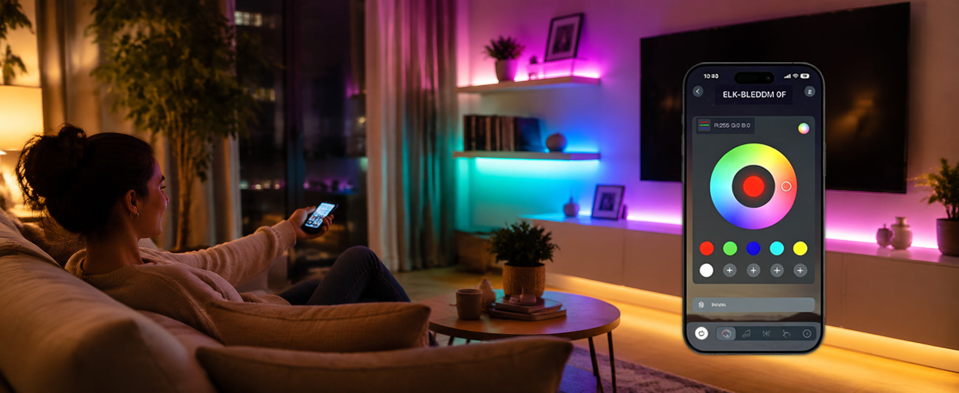 RGB-LED-Strip Lighting Set SMART APP & REMOTE CONTROL.jpg__PID:53fb1dfe-0c92-4da6-bde6-0248b2ed105f