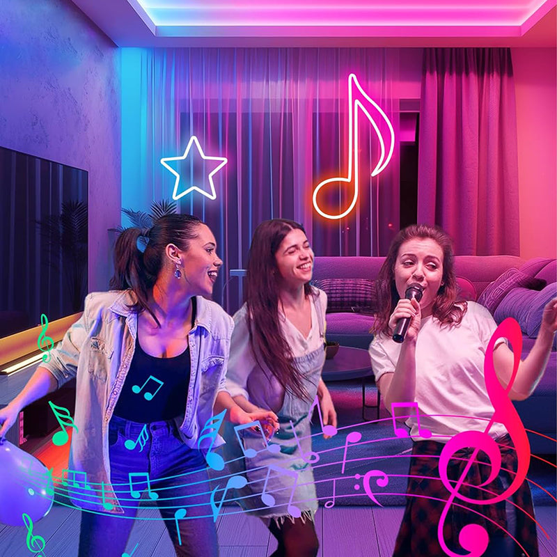 RGB LED neon lights for parties