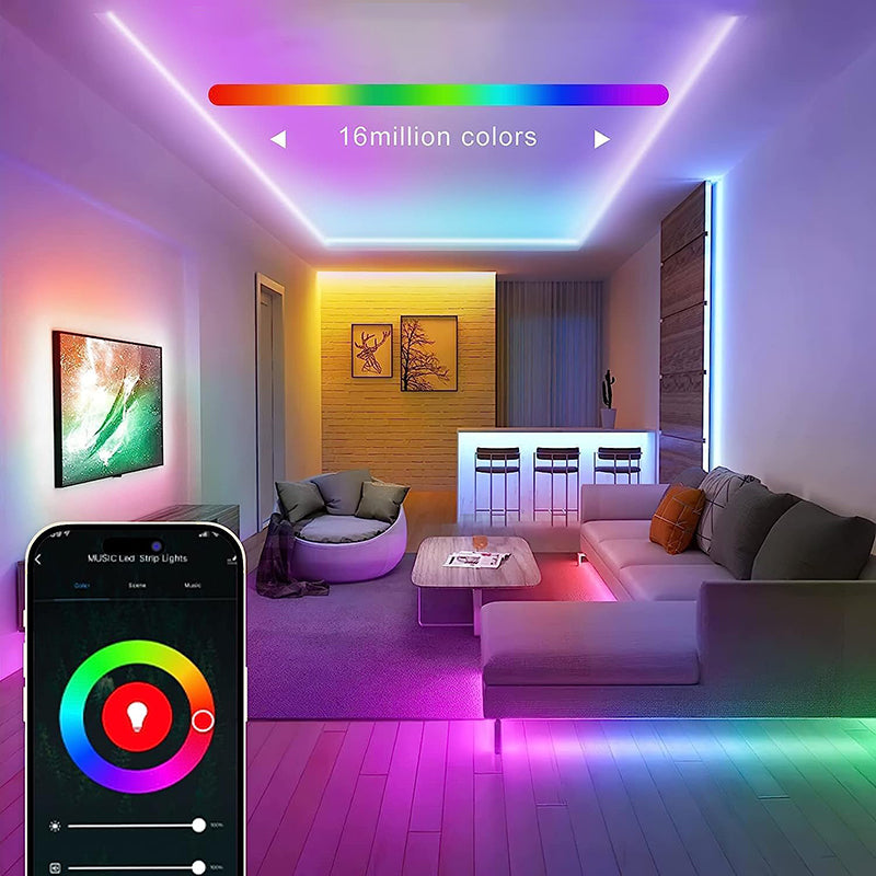 RGB Waterproof LED Strip Lights With Remote Control
