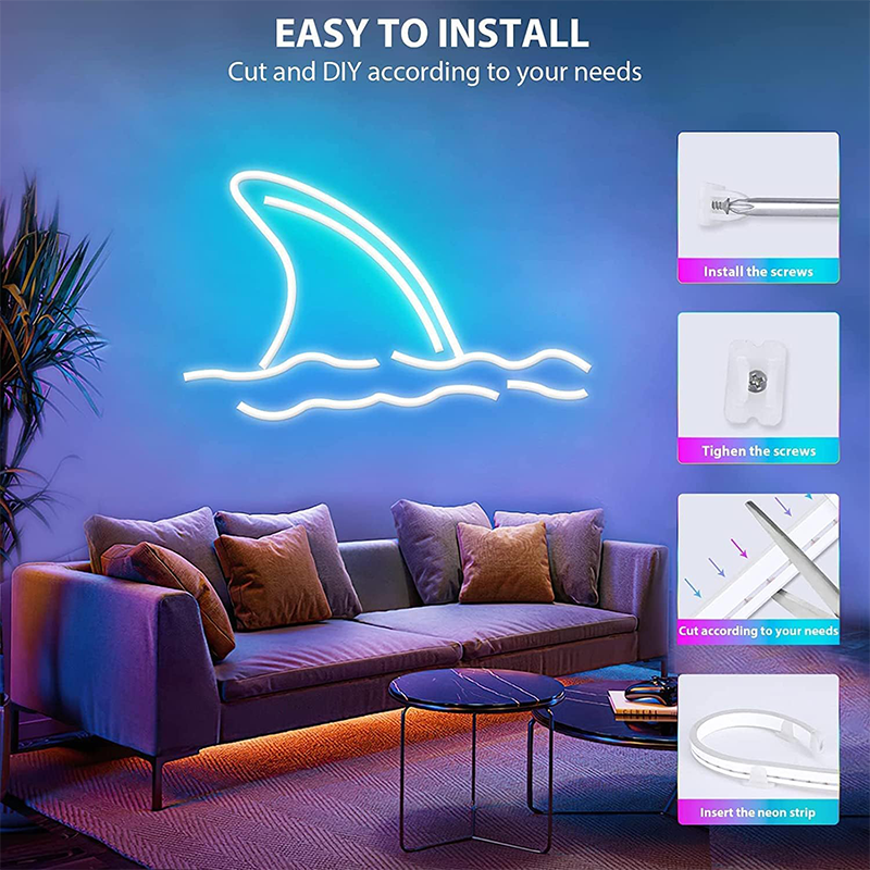 Waterproof RGB LED Strip Lights For Home Decor