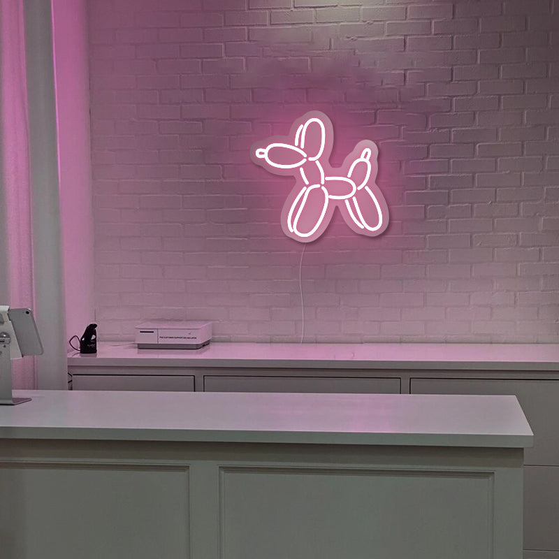 Balloon Dog Neon Sign For Dorm Room