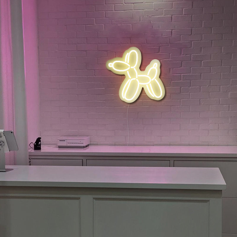 Balloon Dog Neon Sign For Dorm Room