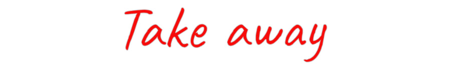 CUSTOM DESIGNED: Take away