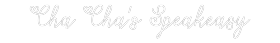 CUSTOM DESIGNED: Cha Cha's Spe...