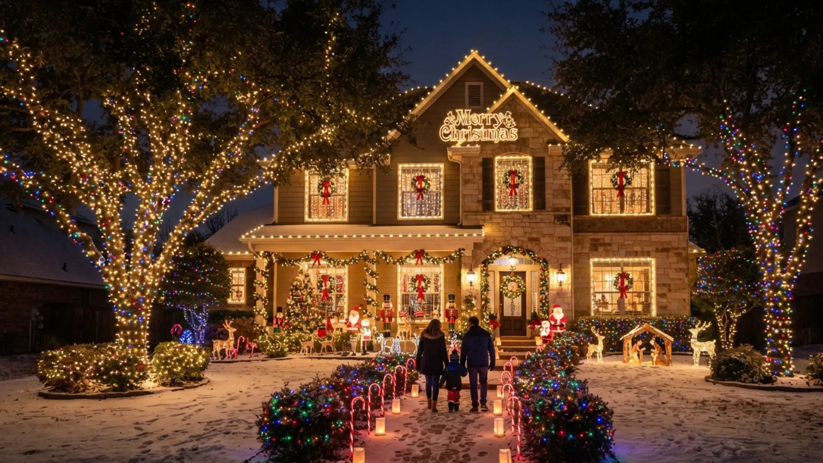 best Christmas lighting ideas for outdoors