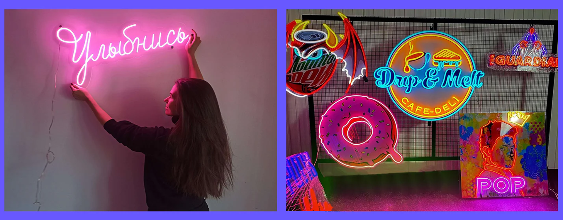 Summer Pool Party Ideas with Neon Sign Decorations