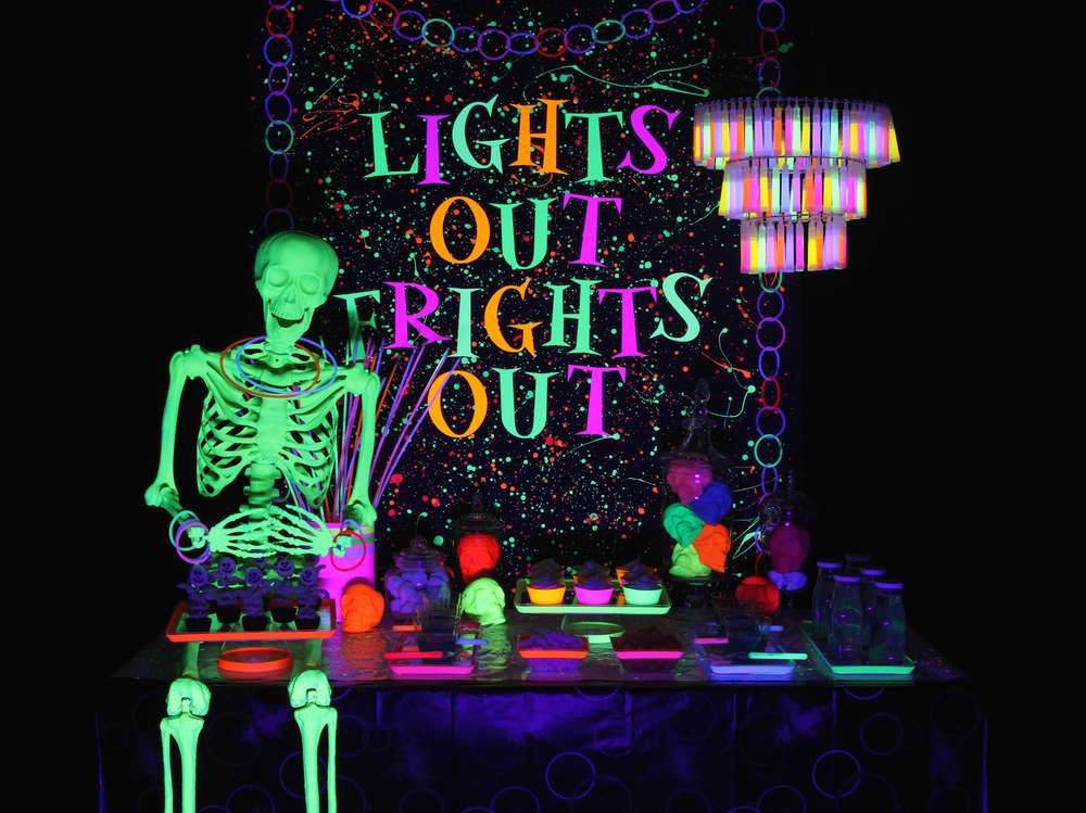 Halloween Neon Lights: Brighten Your Party with POP Art Styles