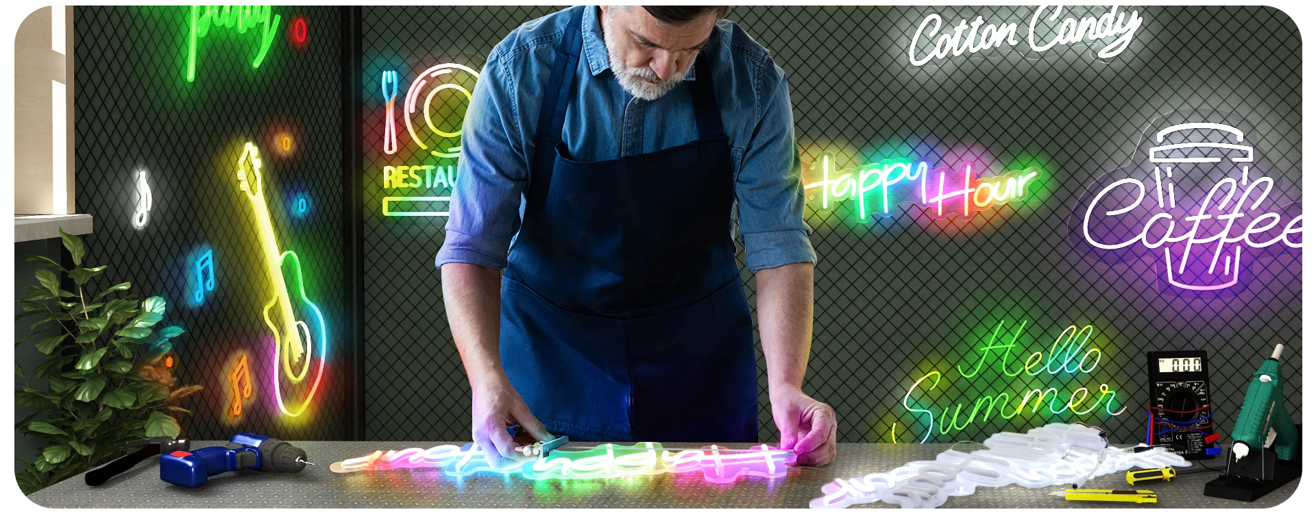 How Is Color Produced In A Neon Sign?