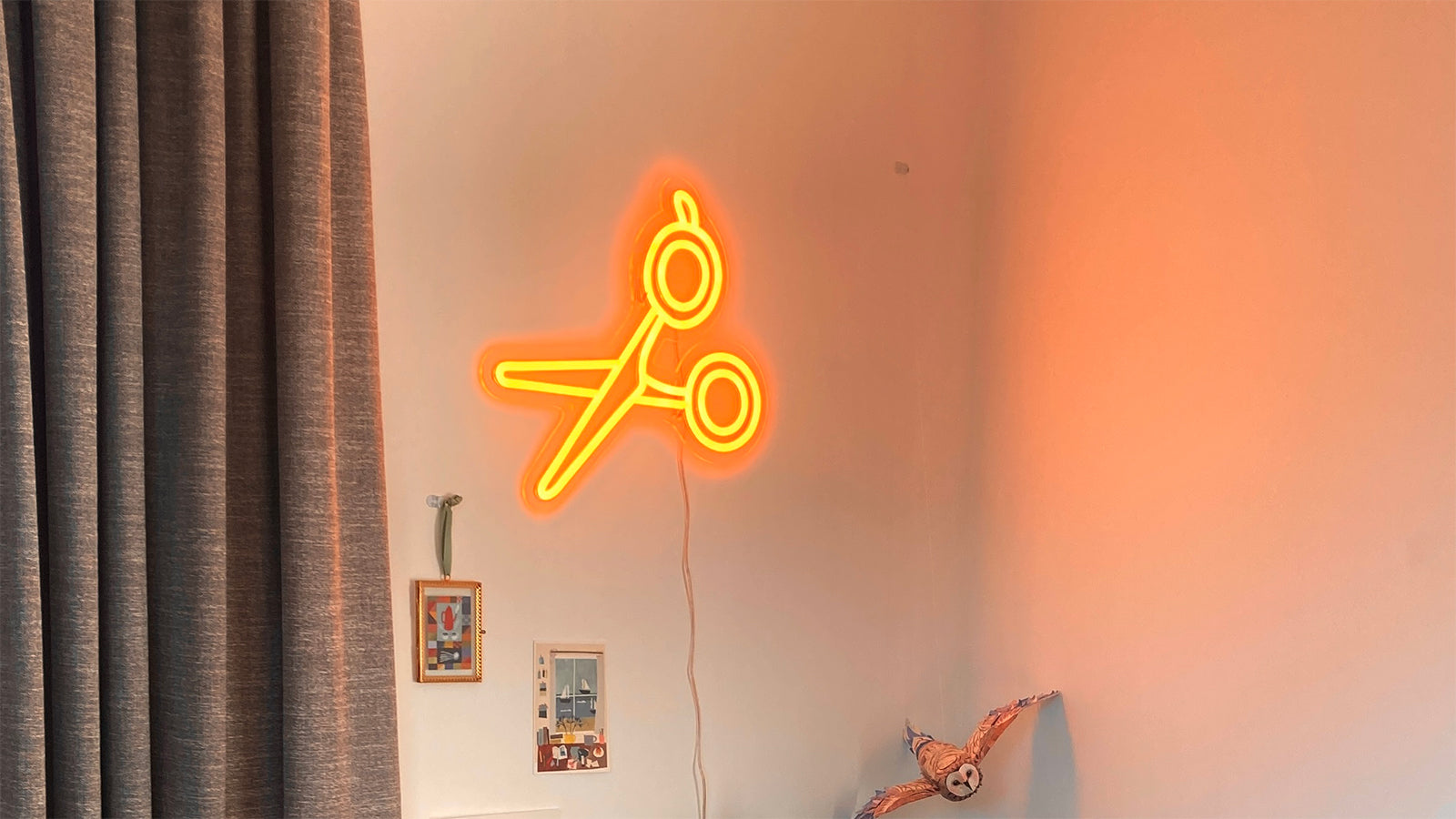 Scissors Custom Neon Sign