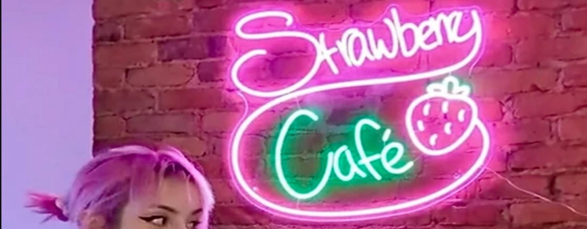Customizing a Unique Neon Sign for Strawberry Cafe