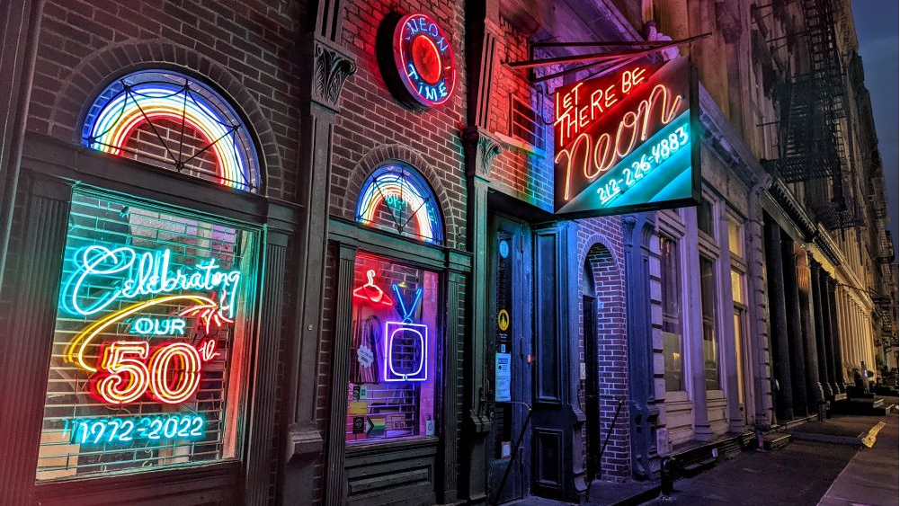 business neon signs