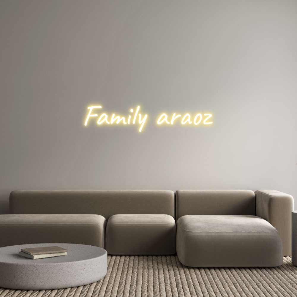 CUSTOM DESIGNED: Family araoz