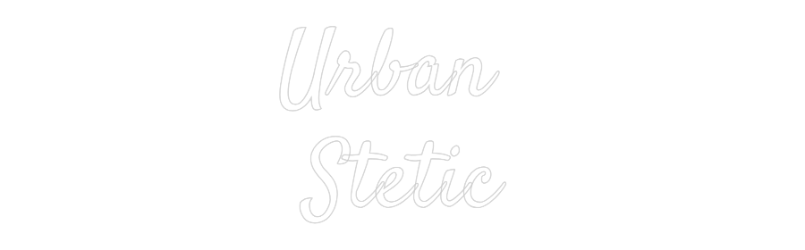 INDIVIDUELL GESTALTET: Urban 
Stetic