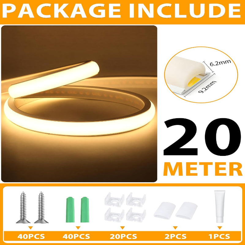 120V COB LED Strip Lights Plug-in