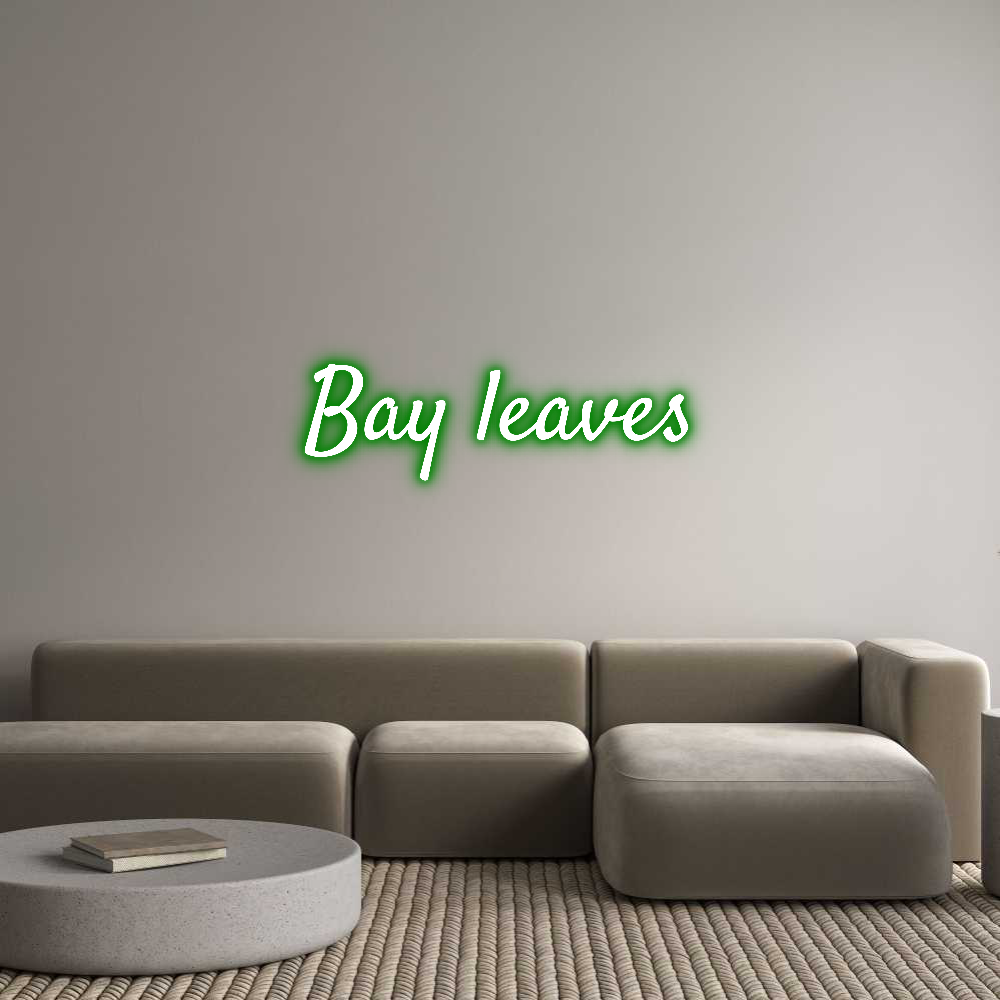 CUSTOM DESIGNED: 
Bay leaves