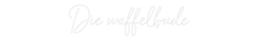 CUSTOM DESIGNED: Die waffelbude