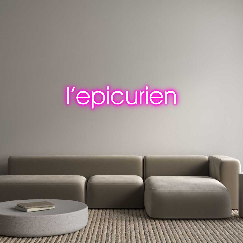 CUSTOM DESIGNED: l’epicurien