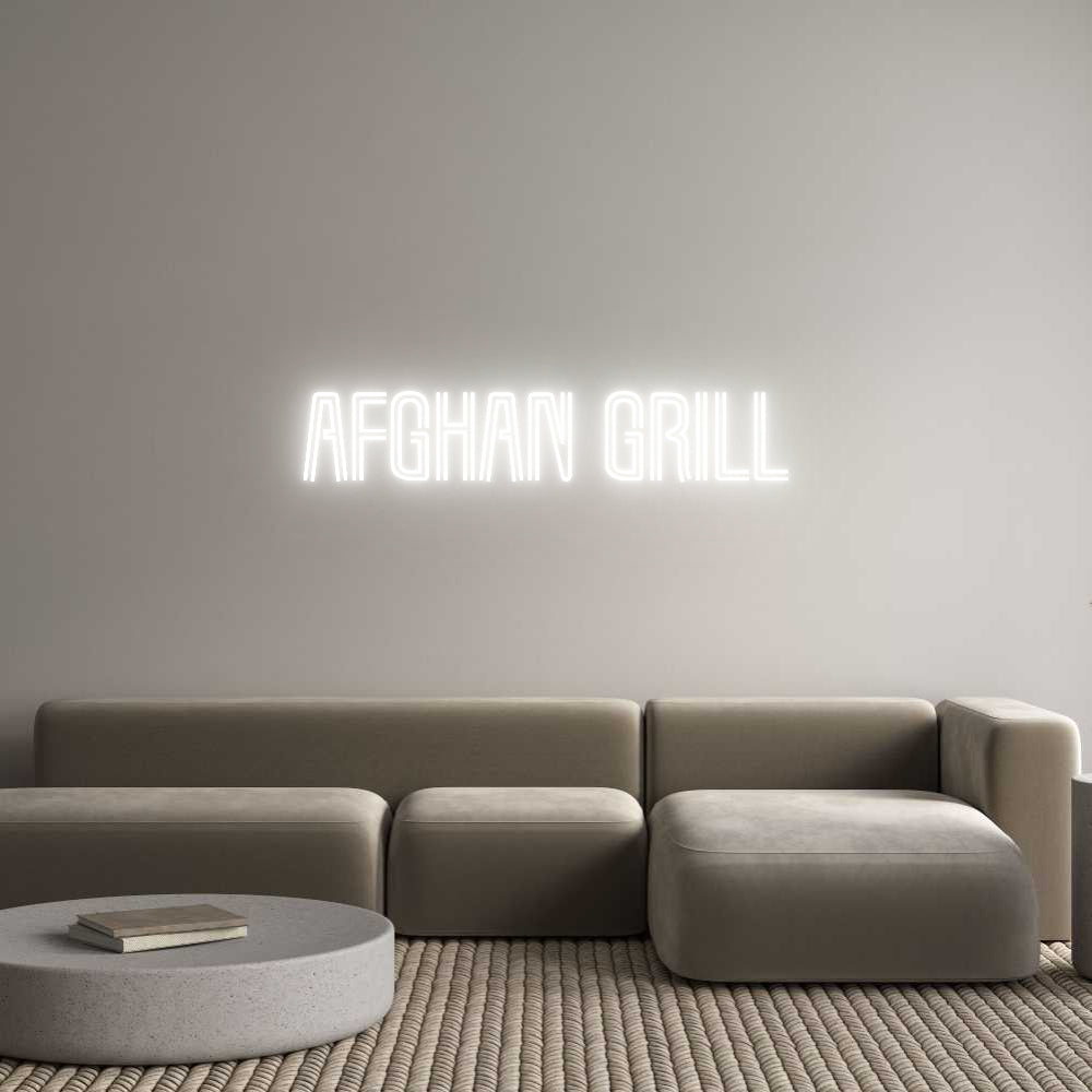 CUSTOM DESIGNED: Afghan grill