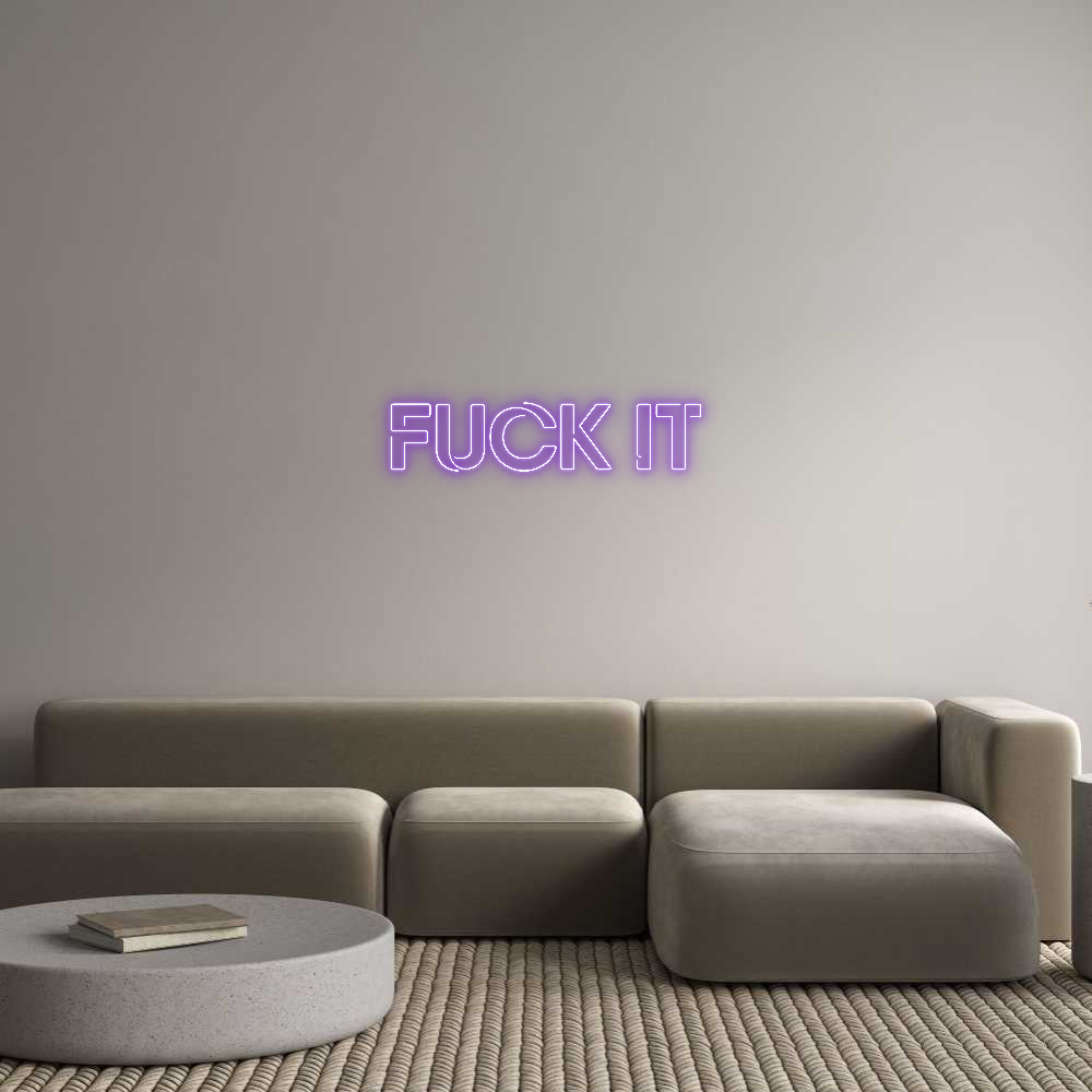 CUSTOM DESIGNED: Fuck it