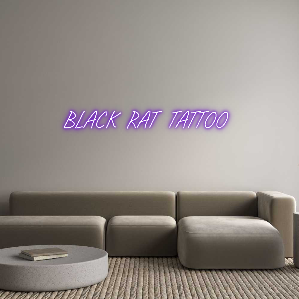 CUSTOM DESIGNED: BLACK RAT TAT...