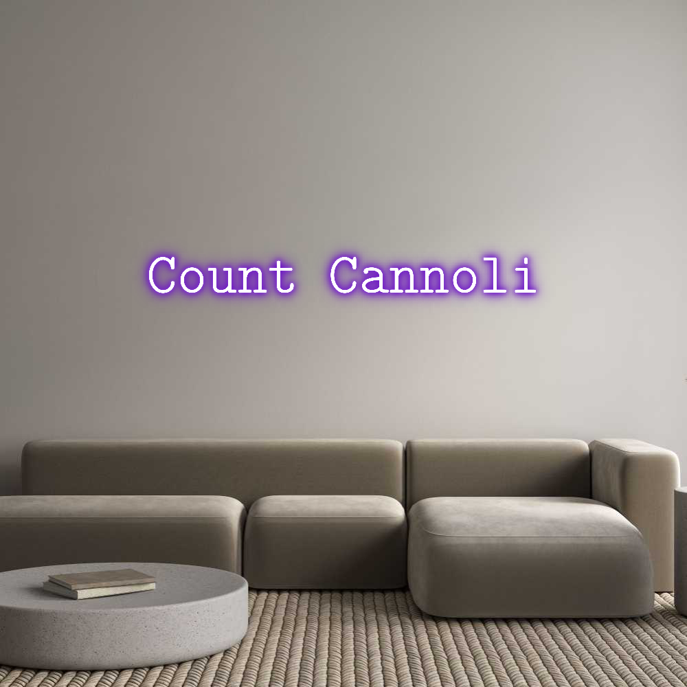 CUSTOM DESIGNED: Count Cannoli