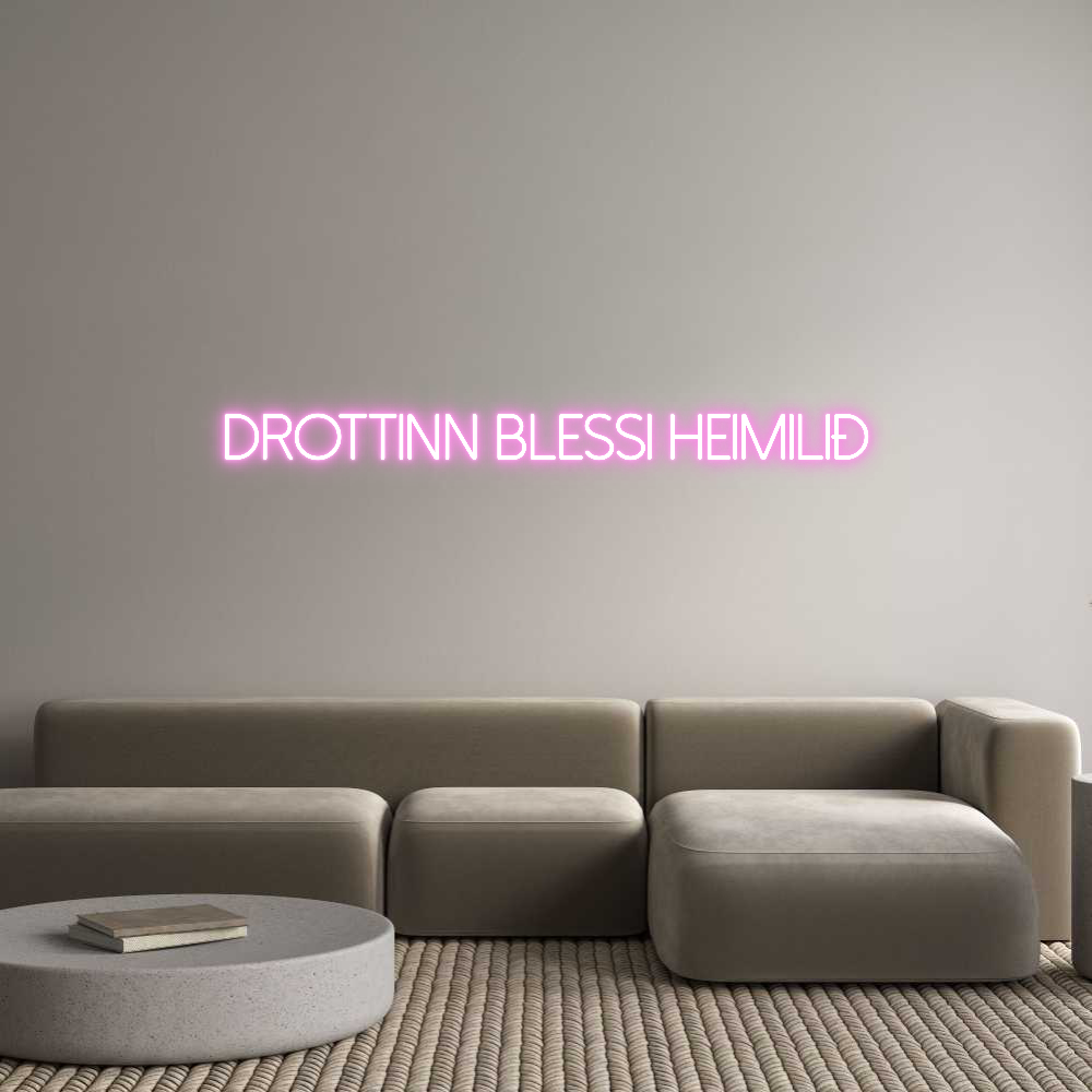 CUSTOM DESIGNED: Drottinn bles...