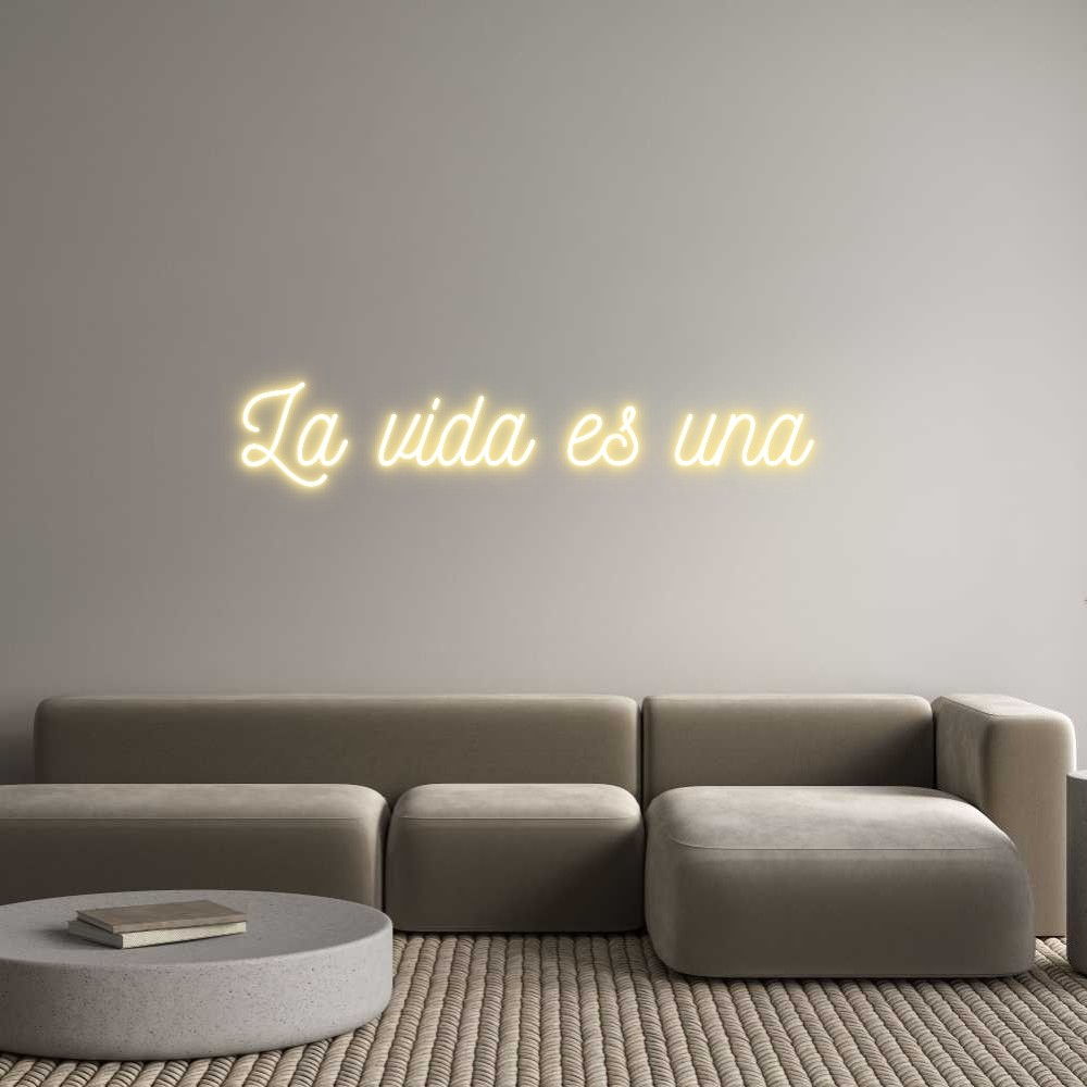 CUSTOM DESIGNED: La vida es una