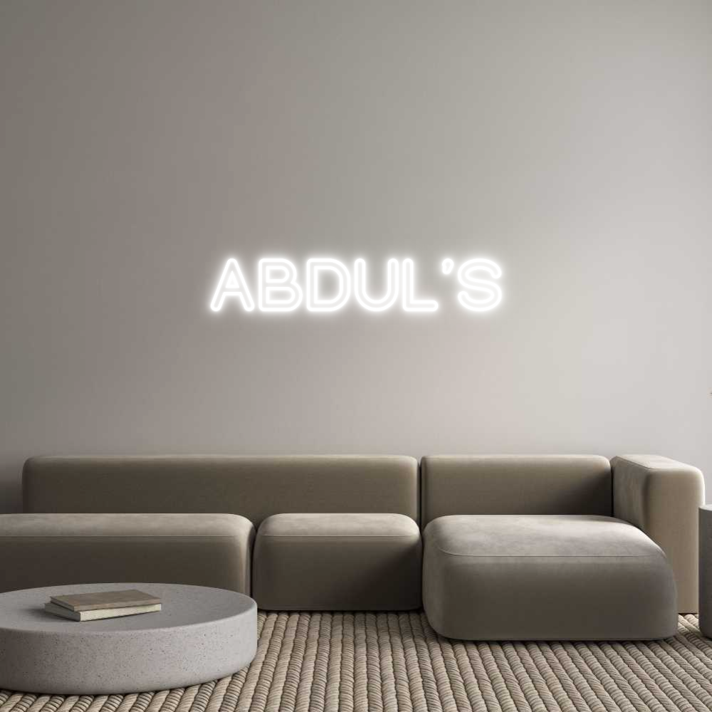 CUSTOM DESIGNED: ABDUL'S