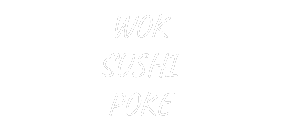 INDIVIDUELL GESTALTET: WOK
SUSHI
P...