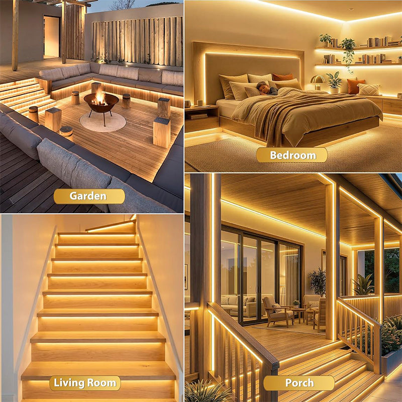 120V COB LED Strip Lights Plug-in