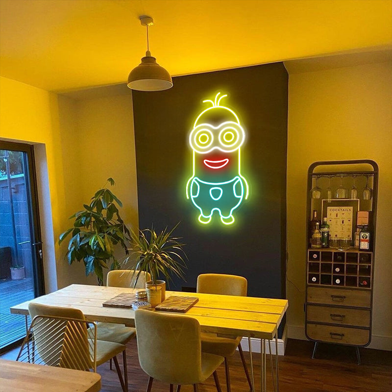 Anime Minion Neonschild für Zimmer