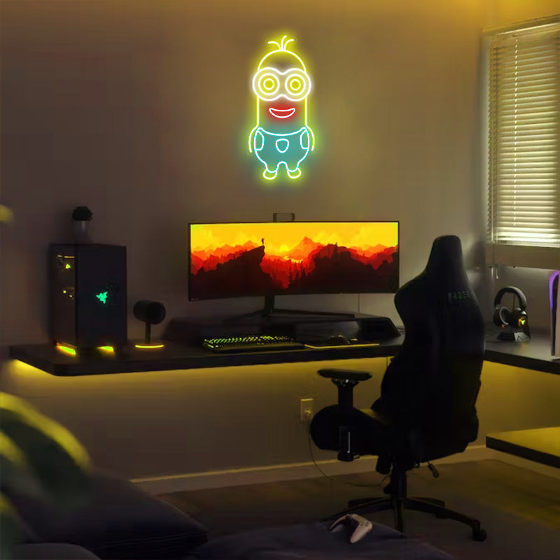 Anime Minion Neon Sign For Room