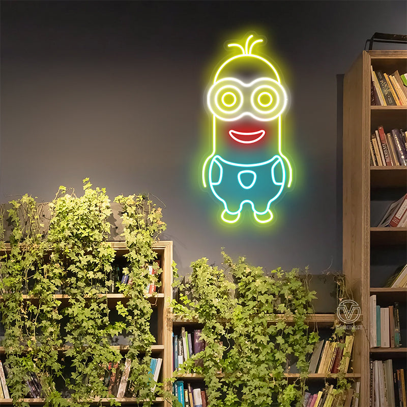 Anime Minion Neon Sign For Room