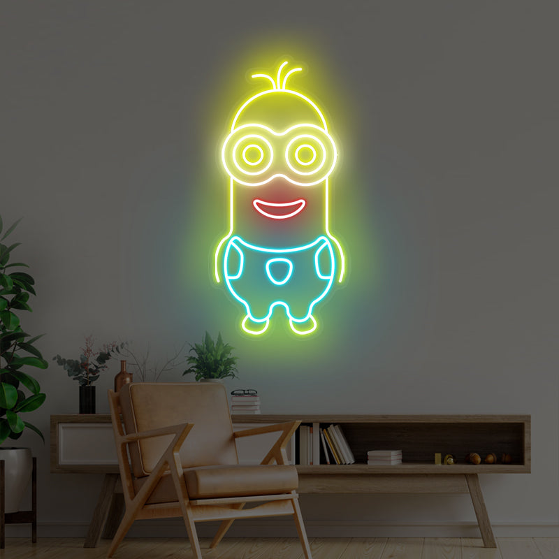 Anime Minion Neon Sign For Room