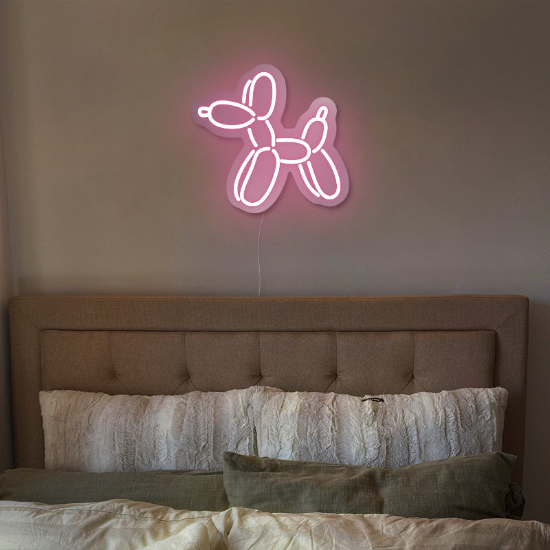 Balloon Dog Neon Sign For Dorm Room