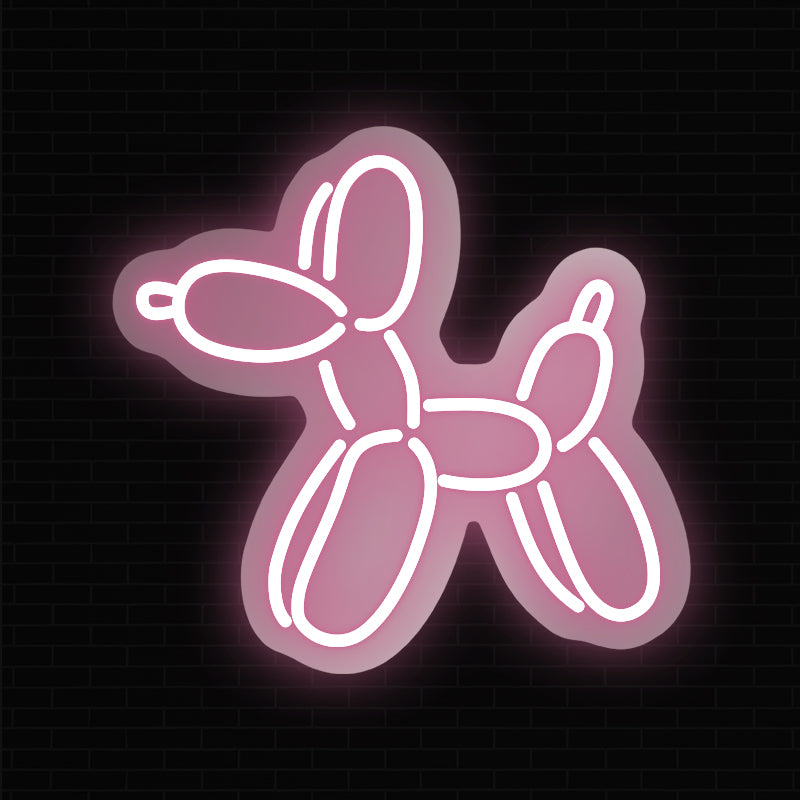 Balloon Dog Neon Sign For Dorm Room