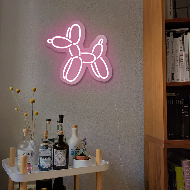 Balloon Dog Neon Sign For Dorm Room