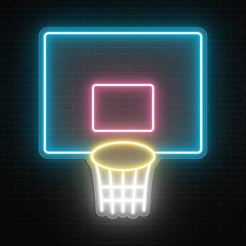 Basketball Board Neon Sign For Man Cave