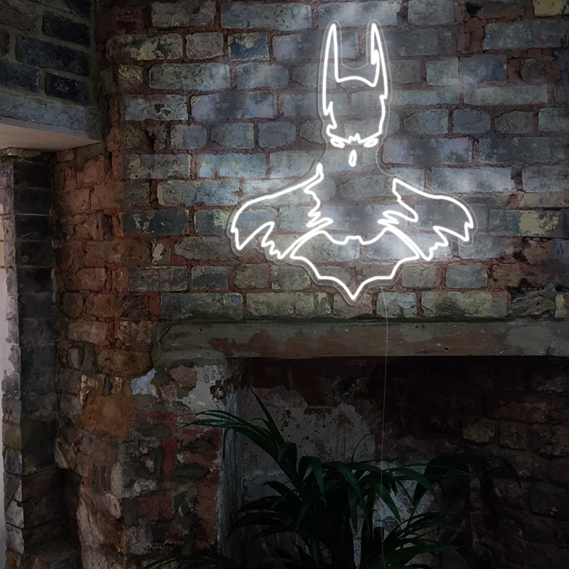Batman Line Art Superhero Neon Sign For Room