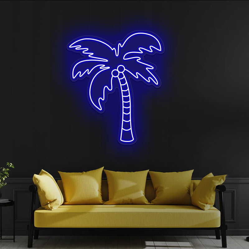 Palm Tree Neon Sign For Living Room