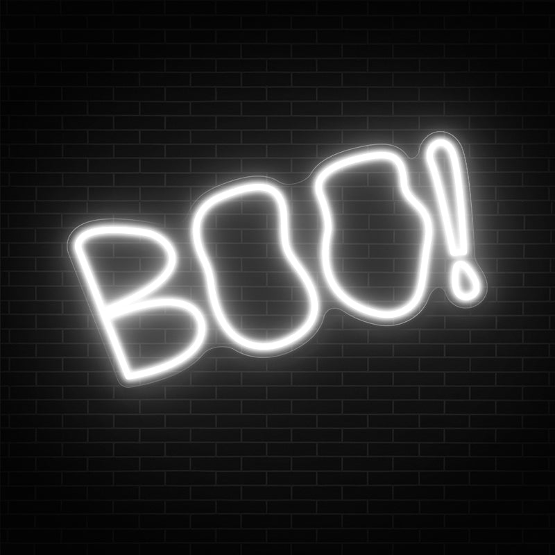 Boo Neon Sign For Halloween